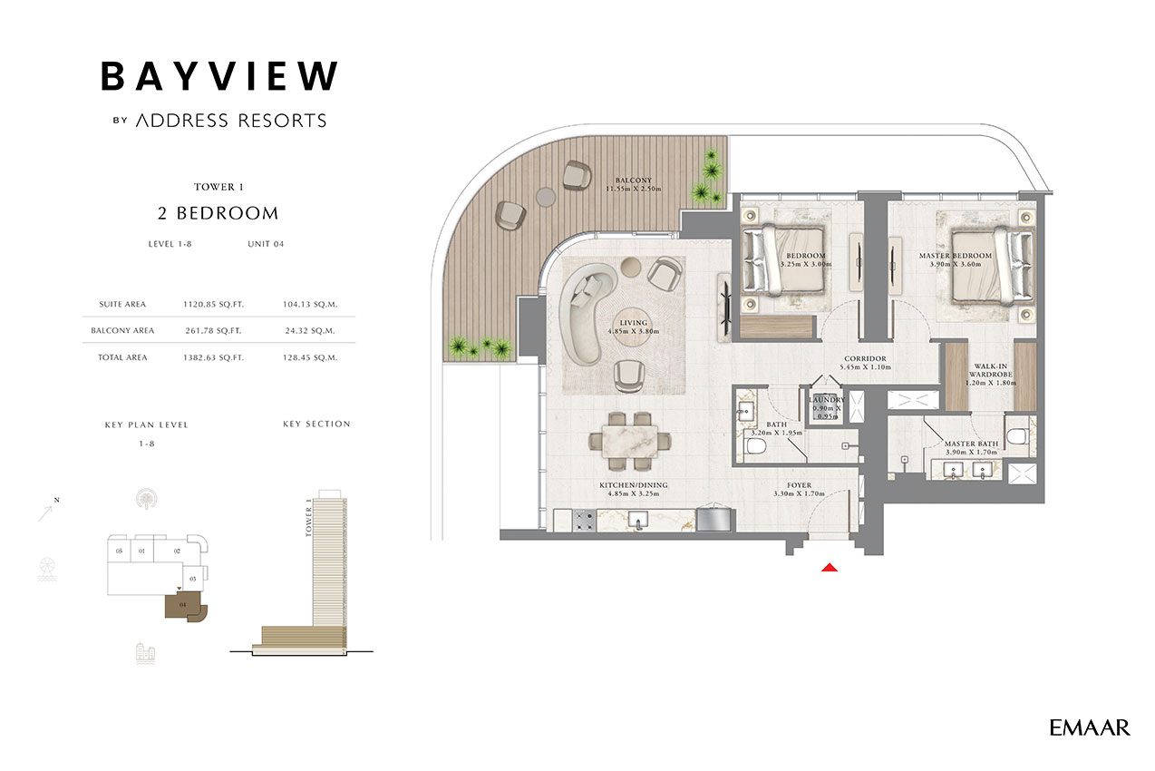 2 Bedroom Apartments
